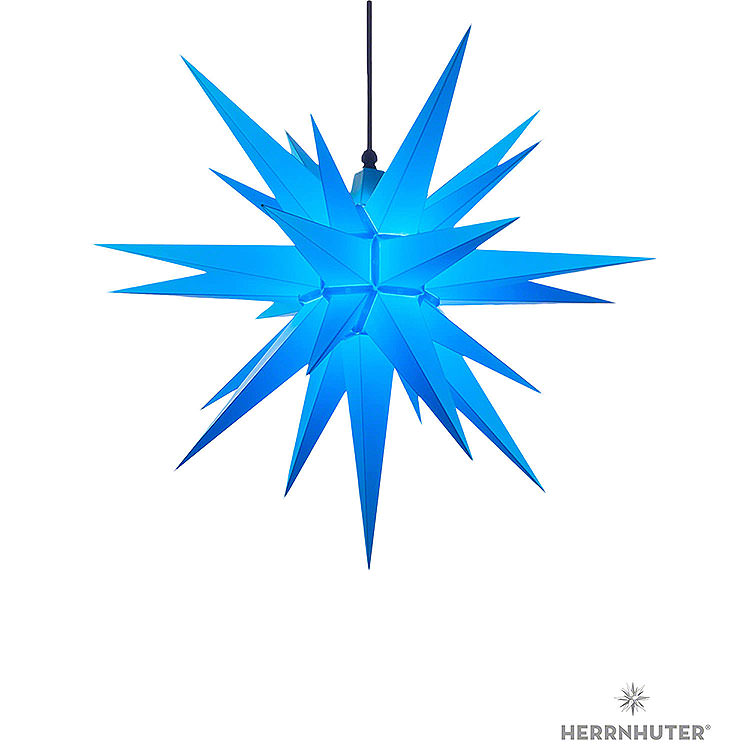 Herrnhuter Moravian Star A7 Blue Plastic  -  68cm/27 inch