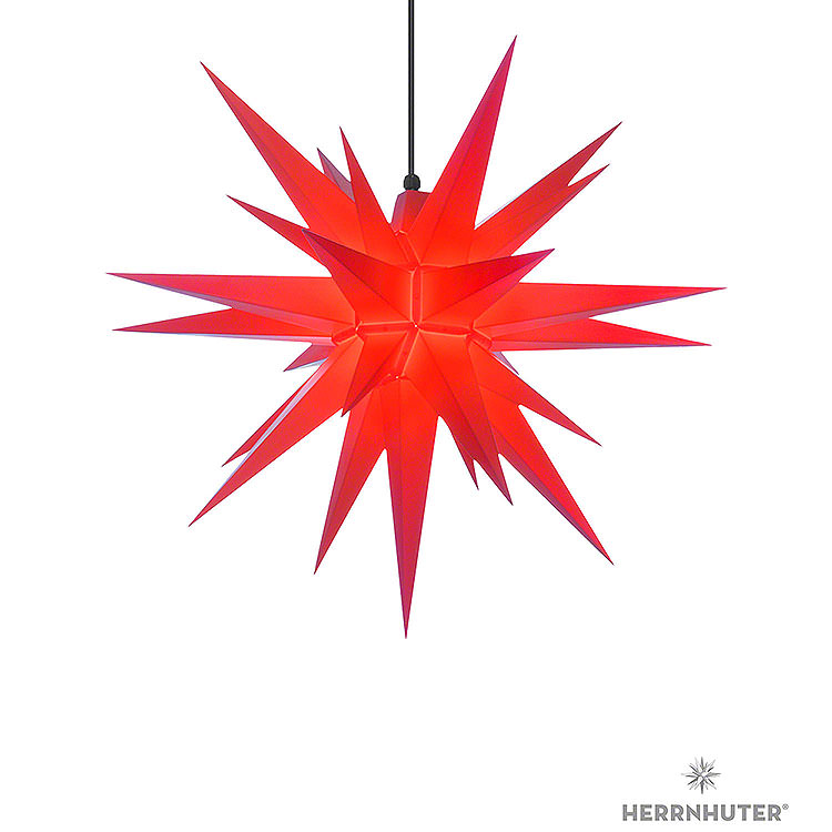 Herrnhuter Stern A7 rot Kunststoff  -  68cm