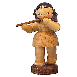 Angel with Flute  -  Natural Colors  -  Standing  -  6cm / 2,3 inch