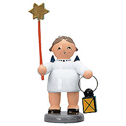 Angel with Star and Lantern  -  5cm / 2 inch
