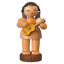 Angel with Ukulele  -  Natural Colors  -  Standing  -  6cm / 2,3 inch