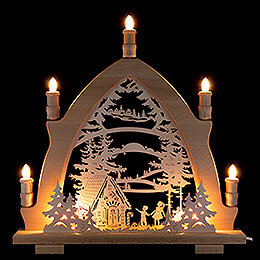 Candle Arch  -  Hansel and Gretel  -  42x43cm / 16.5x16.9 inch