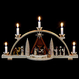 Candle Arch  -  Nativity Scene  -  47cm / 19 inch