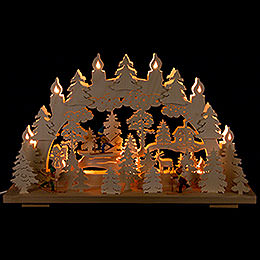 Candle Arch  -  Winter Fun  -  50x31cm / 19.7x12.2 inch