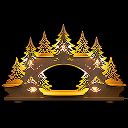 Collector Candle Arch  -  without Figurines  -  68x43cm / 26.8x16.9 inch
