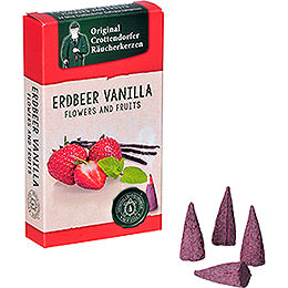 Crottendorfer Räucherkerzen  -  Flowers and Fruits  -  Erdbeer - Vanilla