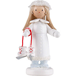 Flax Haired Children "Ice Princess"  -  5cm / 2 inch