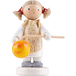 Flax Haired Children Little Girl with Lampion  -  Edition Flade & Friends  -  5cm / 2 inch