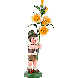 Flower Child Boy with Lily  -  24cm / 9,5 inch