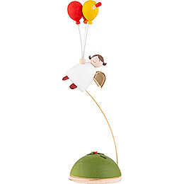 Guardian Angel with Three Balloons Floating  -  3,5cm / 1.3 inch