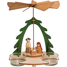 Handicraft Set  -  1 - Tier Pyramid  -  Nativity  -  18cm / 7.1 inch