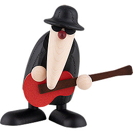 Herr Loose at the Guitar (red)  -  9cm / 3.5 inch