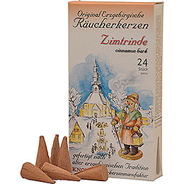 Knox Incense Cones  -  Original Ore Mountain Incense Cones  -  Cinnamon Bark