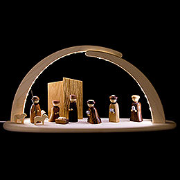 Leuchterbogen  -  Christi Geburt  -  42x21x13cm
