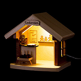 Lighted Christmashouse  -  "Leckereien"  -  14cm / 5.5 inch