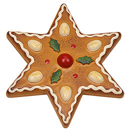 Magnetic Pin  -  Almond Star  -  7cm / 2.8 inch