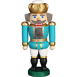 Nutcracker  -  Exclusive King Turquoise - White  -  20cm / 7.9 inch