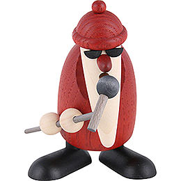 Santa Claus at the Microphone, Extrovert  -  9cm / 3.5 inch