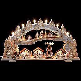 Schwibbogen Weihnachtsmarkt  -  72x43x13cm