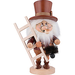 Smoker  -  Gnome Chimney Sweep  -  31,0cm / 12 inch