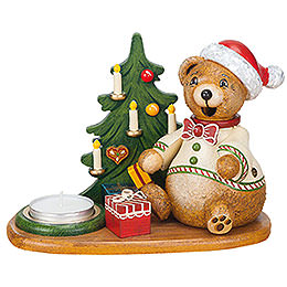 Smoker  -  Hubiduu  -  Teddy's Christmas Presents with Tea Candle  -  14cm / 5,5 inch