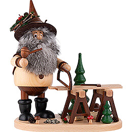 Smoker  -  Ore Gnome Mining Carpenter  -  26cm / 10.2 inch