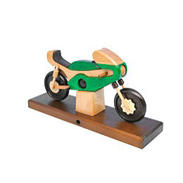 Smoker  -  Racing Motorbike Green 27x18x8cm / 11x7x3 inch