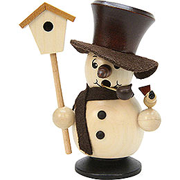 Smoker  -  Snowboy with Birdhouse Natural Colors  -  10,5cm / 4 inch
