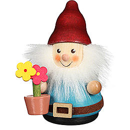 Teeter Man Dwarf with Flower Pot  -  8cm / 3.1 inch