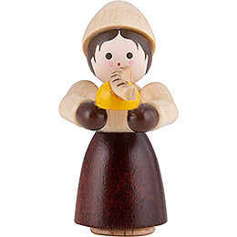 Thiel Figurine  -  Girl with Bratwurst  -  natural  -  4cm / 1.6 inch