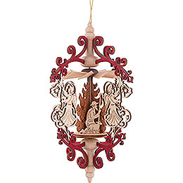 Tree Ornament  -  Angel with Bell  -  Nativity  -  15cm / 5.9 inch