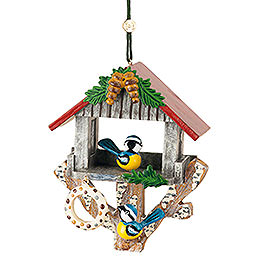 Tree Ornament  -  Bird House  -  8,5cm / 3,3 inch