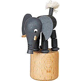 Wiggle Figure  -  Elephant  -  7cm / 2.8 inch