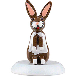 Winter Children Rabbit  -  Set of Six  -  1,5cm / 0,5 inch
